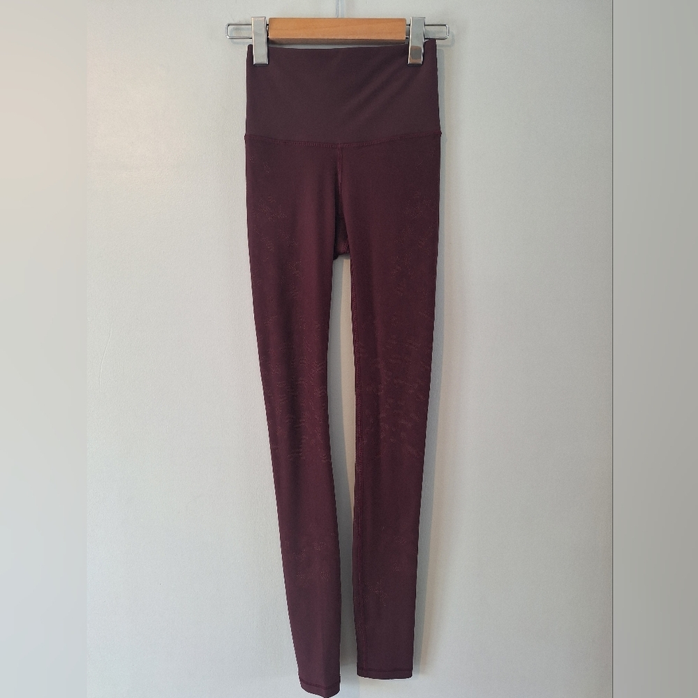 Lululemon Mapped Out High-Rise Leggings In Camo Cherry Cola - 2